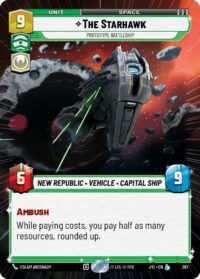 The Starhawk - Prototype Battleship (Hyperspace) - 367 - Legendary - JTL - Español