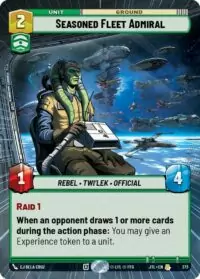 Seasoned Fleet Admiral (Hyperspace) - 373 - Rare - JTL - Español