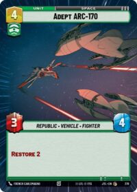 Adept ARC-170 (Hyperspace) - 376 - Common - JTL - Español