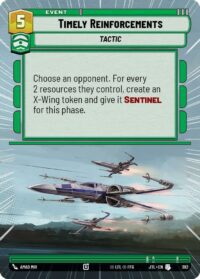 Timely Reinforcements (Hyperspace) - 392 - Uncommon - JTL - Español