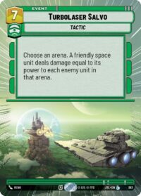 Turbolaser Salvo (Hyperspace) - 393 - Legendary - JTL - Inglés