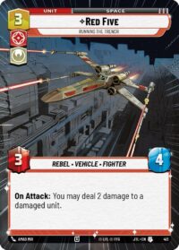 Red Five - Running the Trench (Hyperspace) - 413 - Uncommon - JTL - Inglés