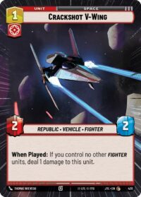 Crackshot V-Wing (Hyperspace) - 420 - Common - JTL - Inglés