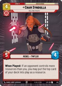 Cham Syndulla - Rallying Ryloth (Hyperspace) - 426 - Uncommon - JTL - Inglés