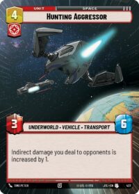 Hunting Aggressor (Hyperspace) - 427 - Uncommon - JTL - Español