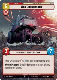 War Juggernaut (Hyperspace) - 432 - Uncommon - JTL - Inglés