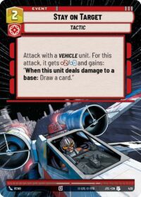 Stay on Target (Hyperspace) - 439 - Uncommon - JTL - Inglés