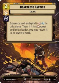 Heartless Tactics (Hyperspace foil) - 928 - Uncommon - JTL - Español