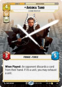 Ahsoka Tano - Chasing Whispers (Hyperspace) - 463 - Rare - JTL - Inglés