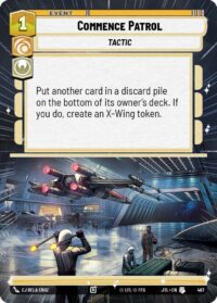 Commence Patrol (Hyperspace) - 467 - Uncommon - JTL - Español