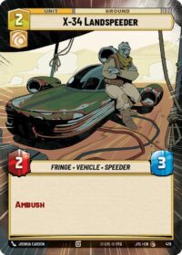 X-34 Landspeeder (Hyperspace) - 476 - Common - JTL - Inglés
