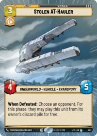 Stolen AT-Hauler (Hyperspace) - 483 - Legendary - JTL - Inglés