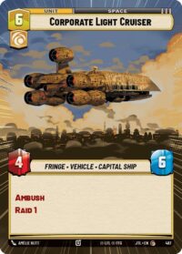 Corporate Light Cruiser (Hyperspace) - 487 - Common - JTL - Español