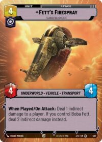 Fett's Firespray - Feared Silhouette (Hyperspace) - 502 - Special - JTL - Inglés