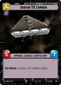 Quasar TIE Carrier (Hyperspace) - 505 - Common - JTL - Inglés