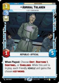 Admiral Yularen - Fleet Coordinator (Foil) - 545 - Rare - JTL - Español