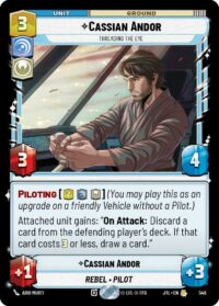 Cassian Andor - Threading the Eye (Foil) - 546 - Rare - JTL - Español