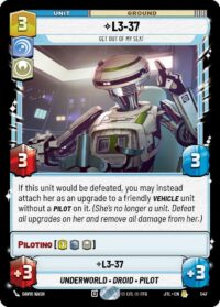 L3-37 - Get Out Of My Seat (Foil) - 547 - Rare - JTL - Inglés