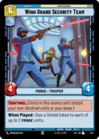 Wing Guard Security Team (Foil) - 570 - Uncommon - JTL - Español