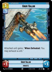 Grim Valor (Foil) - 571 - Uncommon - JTL - Español