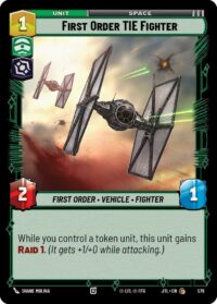 First Order TIE Fighter (Foil) - 579 - Common - JTL - Inglés