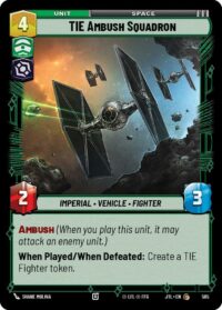 TIE Ambush Squadron (Foil) - 585 - Common - JTL - Inglés