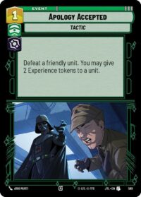 Apology Accepted (Foil) - 589 - Uncommon - JTL - Español