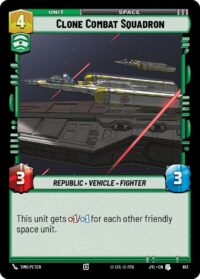 Clone Combat Squadron (Foil) - 613 - Uncommon - JTL - Español