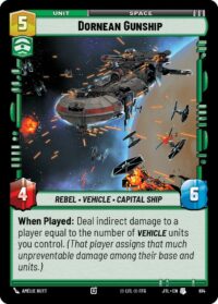 Dornean Gunship (Foil) - 614 - Uncommon - JTL - Inglés