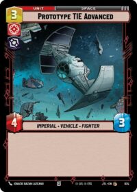 Prototype TIE Advanced (Foil) - 634 - Common - JTL - Español