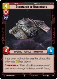 Decimator of Dissidents (Foil) - 636 - Uncommon - JTL - Español