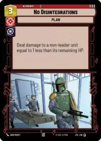 No Disintegrations (Foil) - 642 - Special - JTL - Inglés