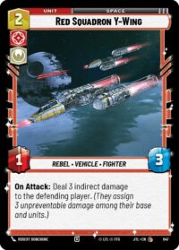 Red Squadron Y-Wing (Foil) - 647 - Common - JTL - Español