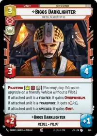Biggs Darklighter - They'll Never Stop Us (Foil) - 648 - Uncommon - JTL - Inglés