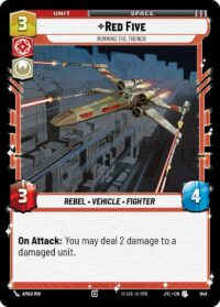Red Five - Running the Trench (Foil) - 649 - Uncommon - JTL - Inglés