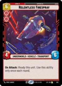 Relentless Firespray (Foil) - 655 - Rare - JTL - Español