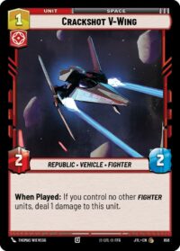 Crackshot V-Wing (Foil) - 656 - Common - JTL - Inglés