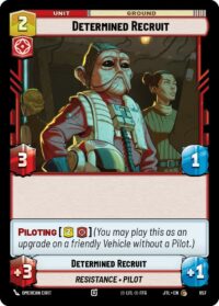 Determined Recruit (Foil) - 657 - Common - JTL - Inglés
