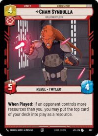 Cham Syndulla - Rallying Ryloth (Foil) - 662 - Uncommon - JTL - Español