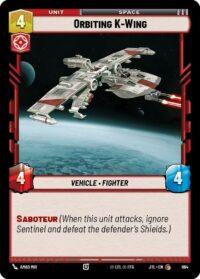 Orbiting K-Wing (Foil) - 664 - Common - JTL - Español