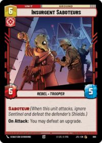 Insurgent Saboteurs (Foil) - 666 - Common - JTL - Inglés