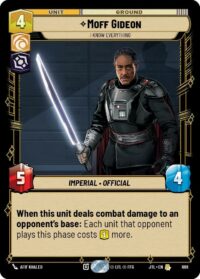 Moff Gideon - I Know Everything (Foil) - 686 - Rare - JTL - Inglés
