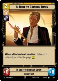 In Debt to Crimson Dawn (Foil) - 690 - Uncommon - JTL - Inglés