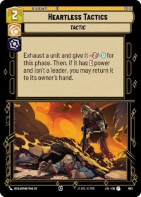 Heartless Tactics (Foil) - 692 - Uncommon - JTL - Español