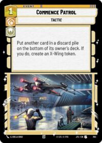 Commence Patrol (Foil) - 703 - Uncommon - JTL - Español