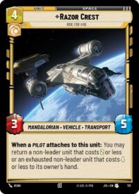 Razor Crest - Ride For Hire (Foil) - 721 - Uncommon - JTL - Inglés