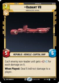 Radiant VII - Ambassadors' Arrival (Foil) - 724 - Legendary - JTL - Español