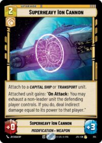 Superheavy Ion Cannon (Foil) - 725 - Rare - JTL - Inglés