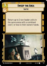 Sweep the Area (Foil) - 731 - Uncommon - JTL - Inglés