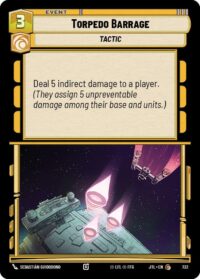 Torpedo Barrage (Foil) - 732 - Common - JTL - Inglés
